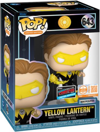 Figurine Funko Pop Green Lantern #643 Lanterne Jaune