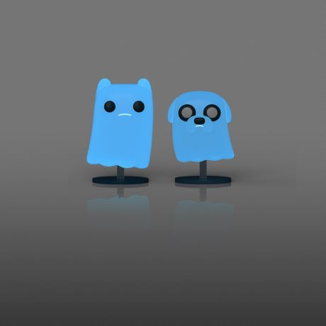 Figurine Funko Pop Adventure Time Finn et Jack Fantôme - Pack