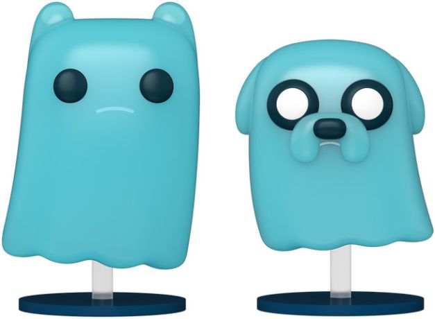 Figurine Funko Pop Adventure Time Finn et Jack Fantôme - Pack