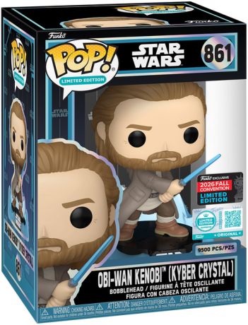 Figurine Funko Pop Star Wars Divers #861 Obi-Wan Kenobi (Kyber Crystal)