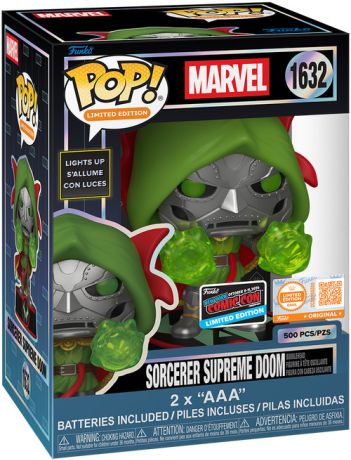 Figurine Funko Pop Marvel Comics #1632 Doom le Sorcier Suprême - Lumières