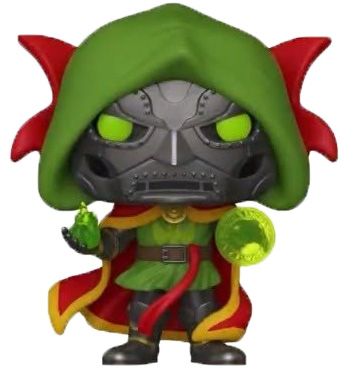 Figurine Funko Pop Marvel Comics Doom le Sorcier Suprême - Lumières et Son