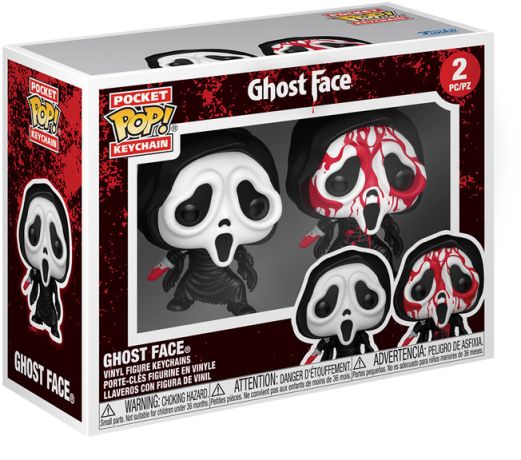 Figurine Funko Pop Scream Ghost Face (Porte-clés) - Pack