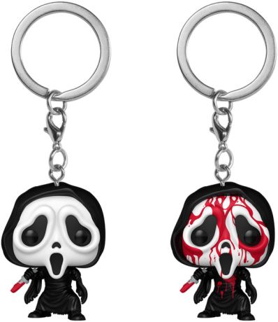 Figurine Funko Pop Scream Ghost Face (Porte-clés) - Pack