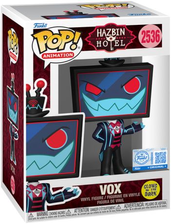 Figurine Funko Pop Hazbin Hotel #2536 Vox - Glow in the Dark