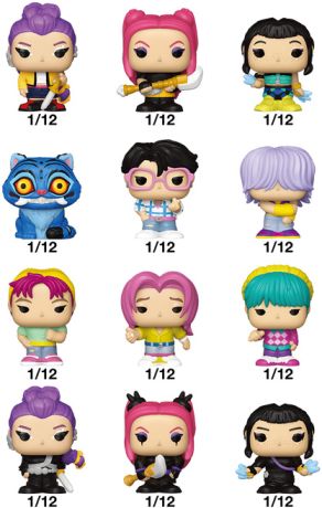 Figurine Funko Pop KPop Demon Hunters Boîte Mystère Bitty Pop