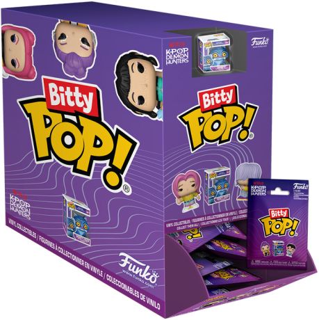 Figurine Funko Pop KPop Demon Hunters Boîte Mystère Bitty Pop