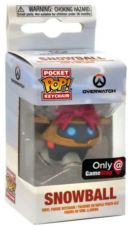 Figurine Funko Pop Overwatch Snowball - Porte-clés