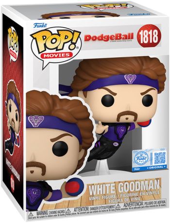 Figurine Funko Pop Dodgeball ! Même pas mal ! #1818 White Goodman (Saut)