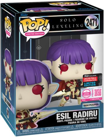 Figurine Funko Pop Solo Leveling #2471 Esil Radiru (Démasquée)