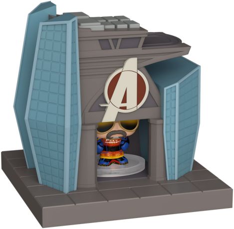 Figurine Funko Pop Avengers : Doomsday [Marvel] Le Gardien rouge et la Tour Avengers - Bitty Pop