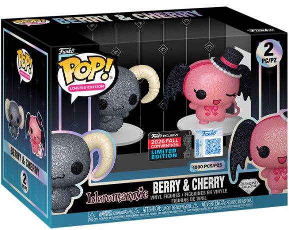 Figurine Funko Pop Sanrio Berry & Cherry - Pack (Diamant)