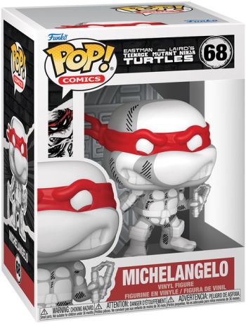 Figurine Funko Pop Tortues Ninja #68 Michelangelo (Comic Deco)
