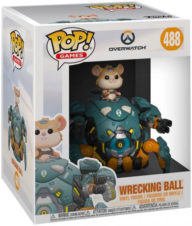 Figurine Funko Pop Overwatch #488 Boulet de démolition - 15 cm