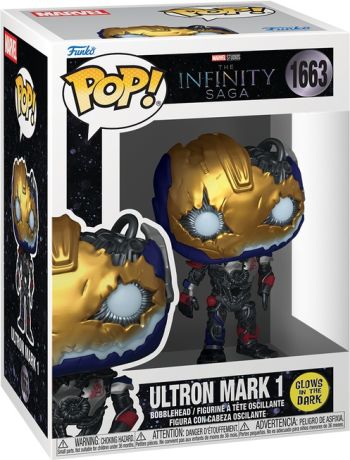 Figurine Funko Pop The Infinity Saga [Marvel] #1663 Ultron Mark 1 - Glow in the Dark