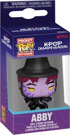 Figurine Funko Pop KPop Demon Hunters Abby (Demon) - Porte-clés