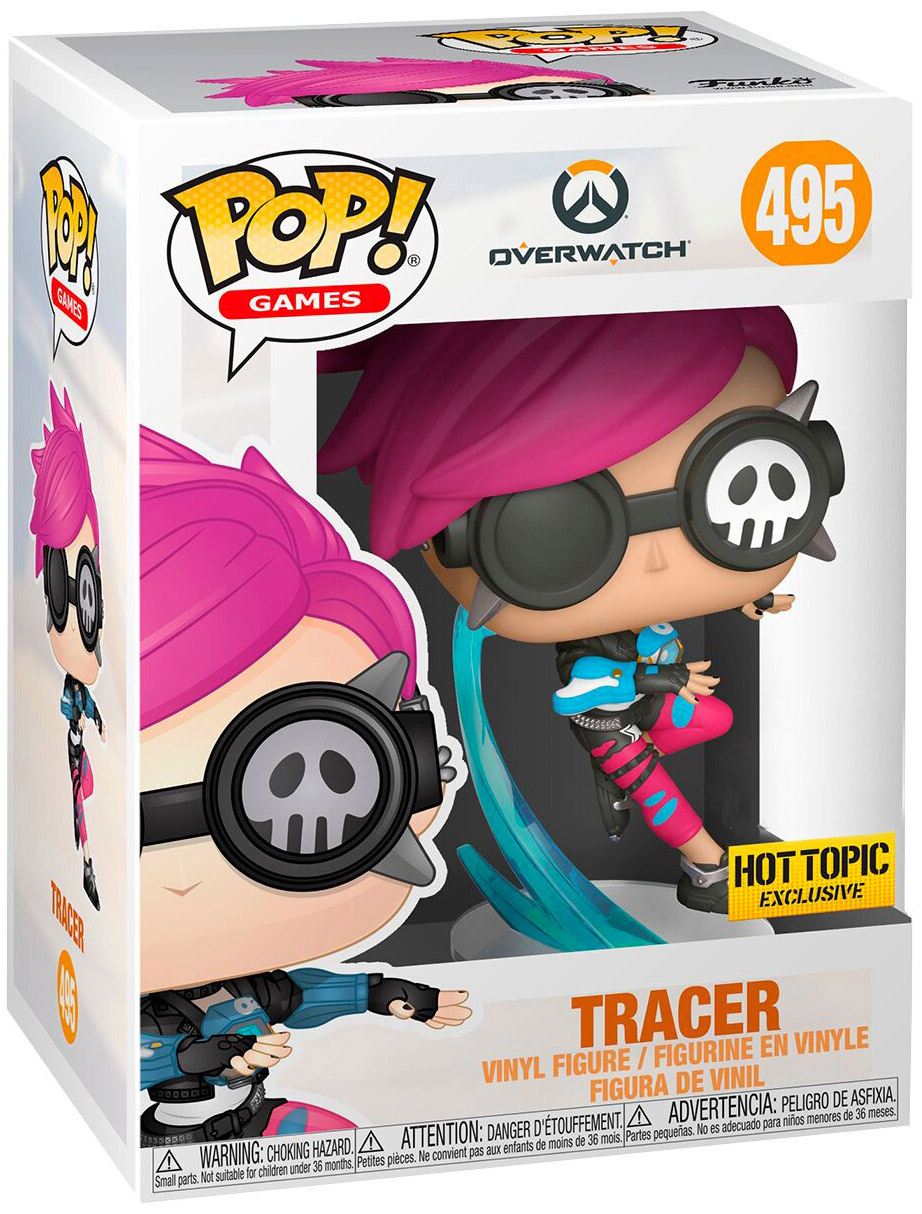 Boneco Funko Pop! Games Tracer 495 Overwatch Hot Topic Exclusive Colecione  Express