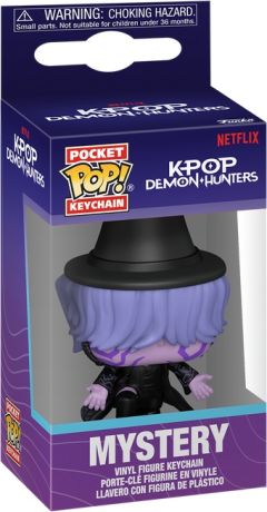 Figurine Funko Pop KPop Demon Hunters Mystery (Demon) - Porte-clés