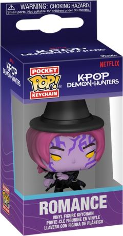 Figurine Funko Pop KPop Demon Hunters Romance (Demon) - Porte-clés