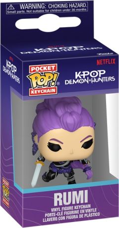 Figurine Funko Pop KPop Demon Hunters Rumi (Battle Outfit) - Porte-clés