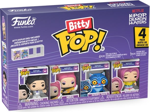 Figurine Funko Pop KPop Demon Hunters Bitty Pop (série 1)