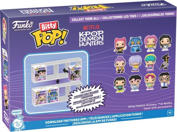 Figurine Funko Pop KPop Demon Hunters Bitty Pop (série 3)