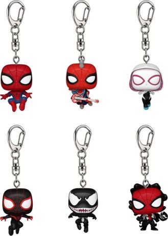 Figurine Funko Pop Marvel Comics Boîte Mystère Spider-Man Porte-clés
