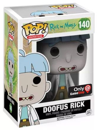 Figurine Funko Pop Rick et Morty #140 Rick Sanchez Doofus