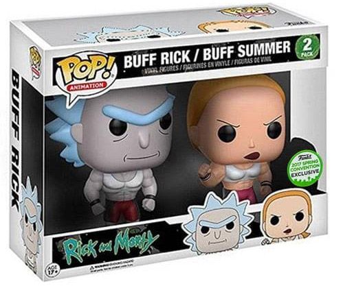 Figurine Funko Pop Rick et Morty Buff Rick et Summer - 2 pack