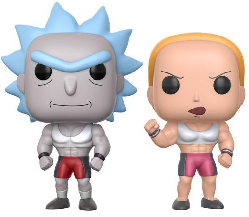 Figurine Funko Pop Rick et Morty Buff Rick et Summer - 2 pack