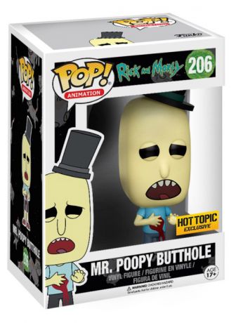 Figurine Funko Pop Rick et Morty #206 Mr Poopybutthole