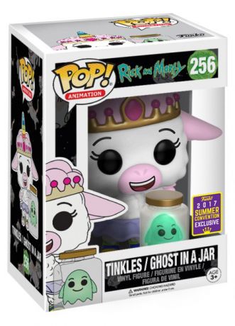 Figurine Funko Pop Rick et Morty #256 Tinkles & Ghost dans un pot - 2 pack