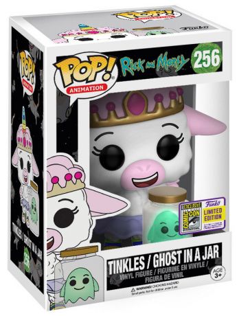 Figurine Funko Pop Rick et Morty #256 Tinkles & Ghost dans un pot - 2 pack