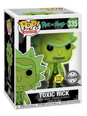 Figurine Funko Pop Rick et Morty #335 Rick Toxique - Glow in the dark