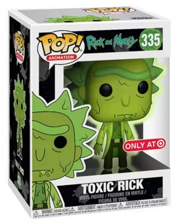 Figurine Funko Pop Rick et Morty #335 Rick Toxique - Glow in the dark