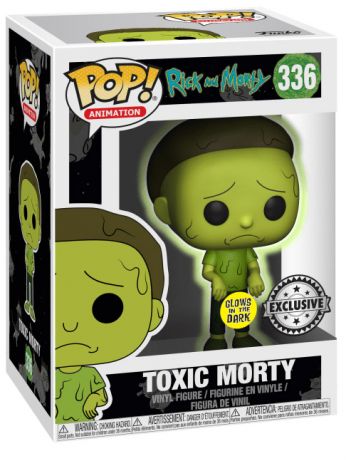 Figurine Funko Pop Rick et Morty #336 Morty Toxique - Glow in the dark
