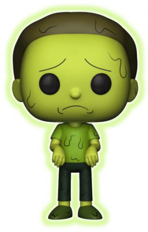 Figurine Funko Pop Rick et Morty #336 Morty Toxique - Glow in the dark