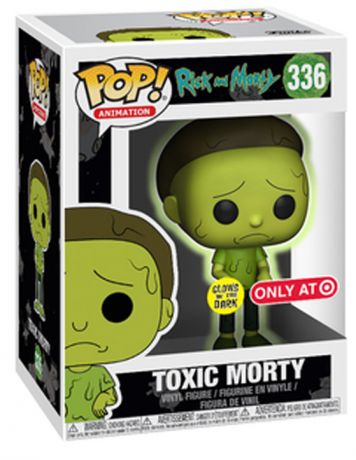 Figurine Funko Pop Rick et Morty #336 Morty Toxique - Glow in the dark