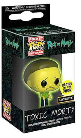 Figurine Funko Pop Rick et Morty Morty Toxique - Glow in the dark