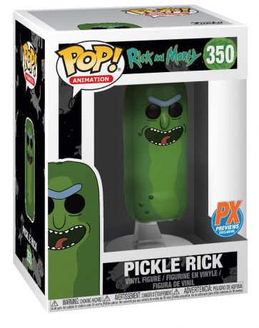 Figurine Funko Pop Rick et Morty #350 Rick le cornichon