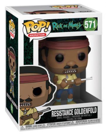 Figurine Funko Pop Rick et Morty #571 Résistance Goldenfold