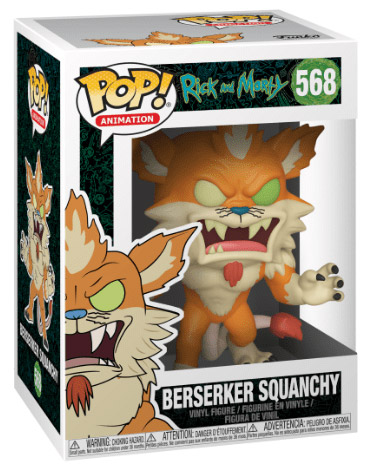 Figurine Pop Rick et Morty #568 pas cher : Berserker Squanchy