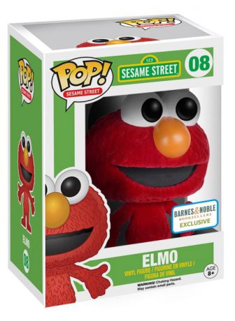 Figurine Funko Pop Sesame Street #08 Elmo - Floqué