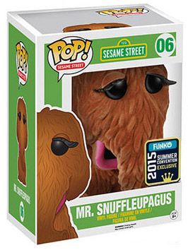Figurine Funko Pop Sesame Street #06 Mr Snuffleupagus - Floqué & Super sized