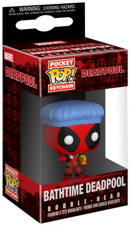 Figurine Funko Pop Deadpool [Marvel] Deadpool à l'heure du bain - Porte-clés