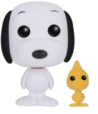 Figurine Funko Pop Snoopy #49 Snoopy avec Woodstock - Floqué