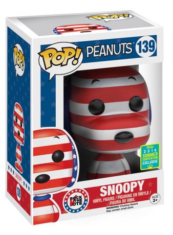Figurine Funko Pop Snoopy #139 Snoopy Patriote
