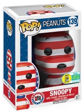 Figurine Funko Pop Snoopy #139 Snoopy Patriote