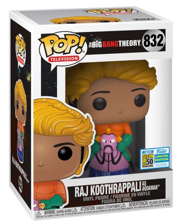 Figurine Funko Pop The Big Bang Theory #832 Raj Koothrappali déguisé en Aquaman