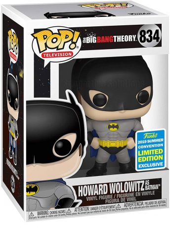 Figurine Funko Pop The Big Bang Theory #834 Howard Wolowitz déguisé en Batman